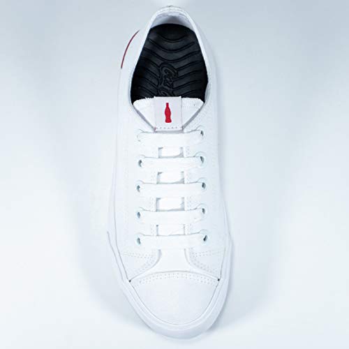 Tênis Blend Canvas, Coca-Cola, Adulto Unissex, Branco, 38