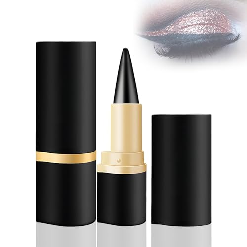 KAIYAYA 2 Piezas Lapiz de Ojos wWaterproof,Delineador de Ojos Mate de Secado Rápido Eyeliner de Larga Duración,Sensitive Fine Liner a Prueba,Ojos de Gel Crear un Maquillaje(negro）