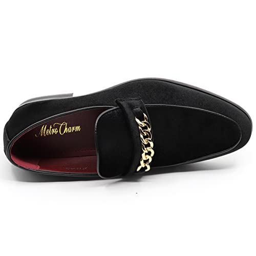 Image of Men's Vintage Velvet Designer Classic Dress Tuxedo Smoking Slipper Loafer Slip On Shoes Arthur-02