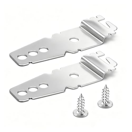 2 Pack 8269145 Dishwasher Mounting Bracket with Screws