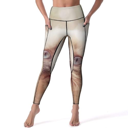 Legging femmes pantalon de sport yoga taille haute anti-glissement pour fitness gym taille S
