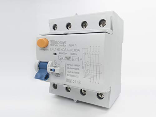 Interruptor Diferencial 40A 4P 30mA 10kA