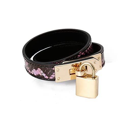 OnundOn Halsband Frauen Sex Halsfessel mit Schloss Doppelnutzung Halsbänder Handschellen BDSM Slave Halsband schmal Bondage-sets