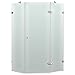 VIGO VG6061BNMT36L 36 x 36 Frameless Neo-Angle 3/8" Frosted/Brushed Nickel Shower Enclosure Left