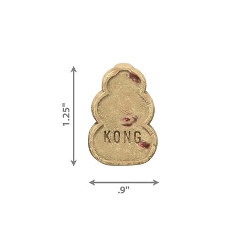 KONG Snacks - Natürliche Hundekekse - Mit leckerem Geschmack - Für KONG-Spielzeuge - Speck & Käse, Kleine Spielzeuge