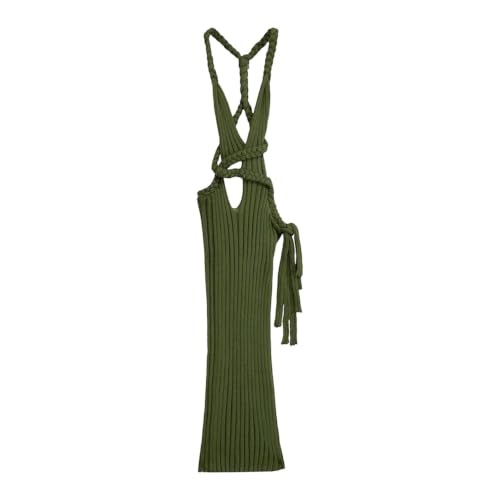 Women's Dresses Knitted Sleeveless Hollow Decoration Casual Sexy Beach Party