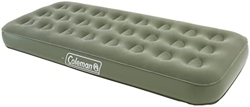Coleman Luftbett Comfort Bed Single, Indoor/Outdoor Luftmatratze 1 Person, Velours Gästebett, Komfort Einzelbett, Campingbett für Wandern, Trekking, Festivals, 188 x 85 x 22 cm, ma