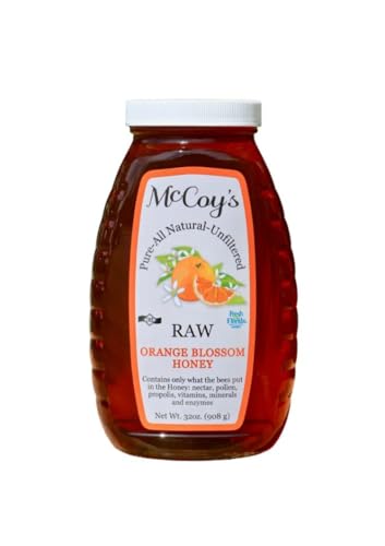 McCoy's Honey - 100% Pure, Raw Honey - Orange Blossom