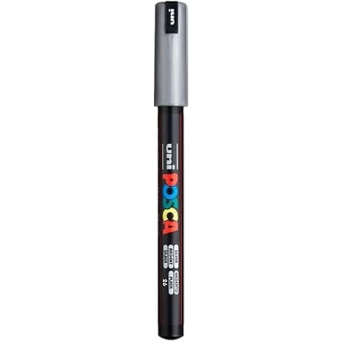 Uni-Ball Posca Ultra Fine Marker - Silver Cover