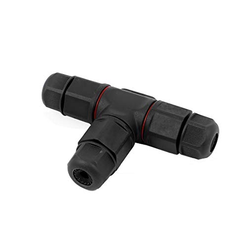 Cable conector impermeable IP67 de 4 pines Aexit E5678VIX-2161FJ tipo T con tornillo fijo 2