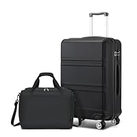 KONO Koffer Set Mit Mittelgroß Reisekoffer Und Ryanair Reisetasche 40x30x20 – Ansicht 1