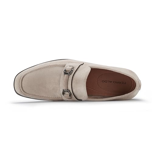 Image of Ferro Aldo Men's Premium Moc Toe Loafers | Casual & Dress Styles with Tassels & Horsebit Buckles
