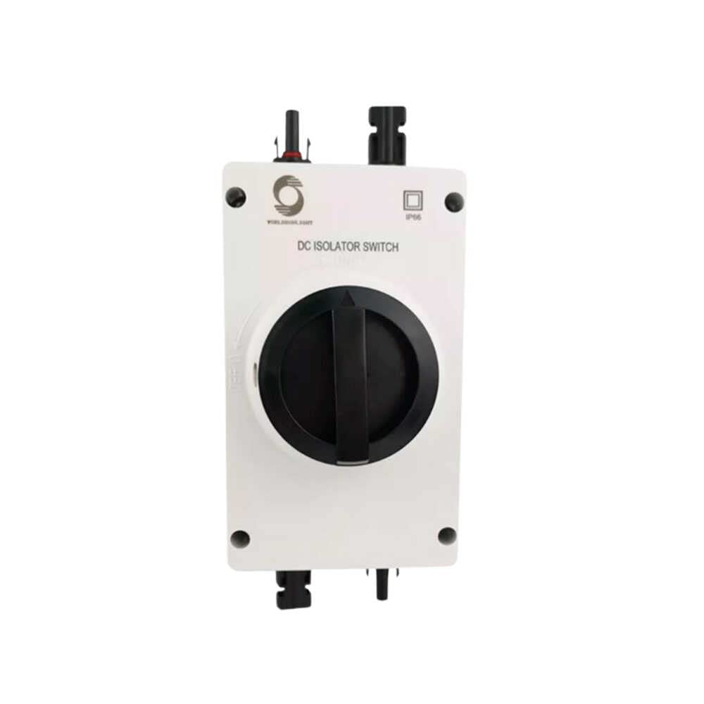 Boîtier avec interrupteur sectionneur 1000 VDC 32 A avec connexion MC4 1 entrée