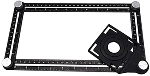 Trou localisateur universel RJJ scie cloche et règle pliante 4 pour perforation céramique