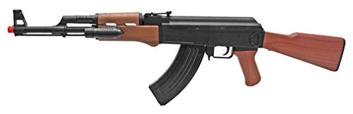 ukarms p47 ak-47 spring airsoft gun fps-310 w/ aiming sight, flashlight(Airsoft Gun)