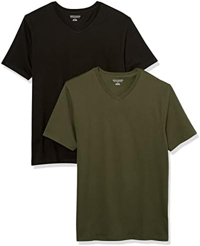 Amazon Essentials Herren V-Neck Kurzarmhemd T-Shirt