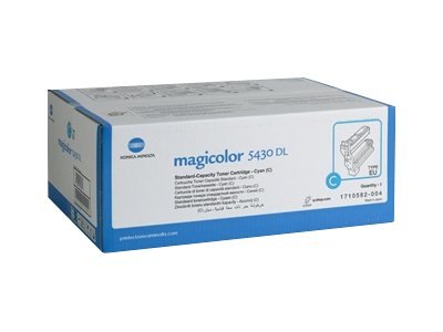 Toner cyan Konica Minolta Magicolor 5430 DL cartouche originale 171-0582-004 haute capacite