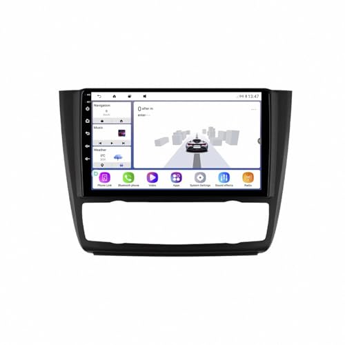 Navegador GPS para BMW Serie 1 E87 E81 E82 E88 2004-2011 con Mapas de Europa Pantalla 16GB