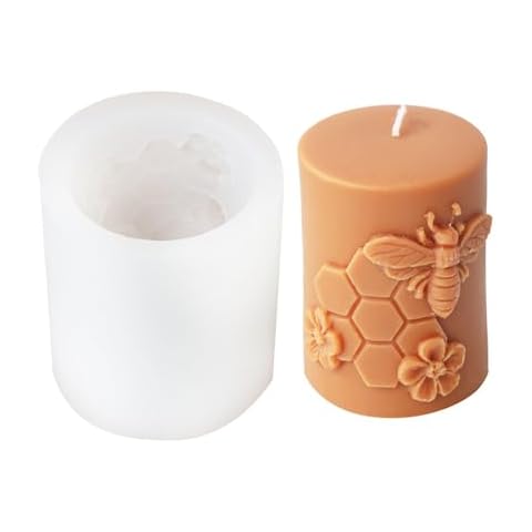 Xidmold Bee Honeycomb Candle Silicone Mould Cover