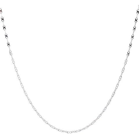 316L Stainless Steel Infinity Ribbon Link Chain - 2MM Adjustable - 16 to 22" Cover