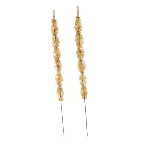 2pcs Laboratory Cleaning Brush Bottle Washer Brush Tube Sweep Brush Bottle Scrubbing Brush Glassware Brush Cup Cleaner Condenser Pipe School Brush Premium Laboratory Brush Iron Ipetboom
