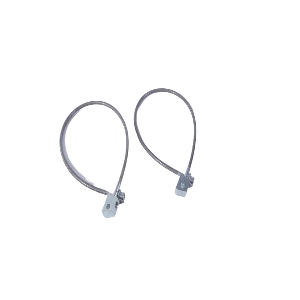 2Pcs Extended Braided Brake Hose Lines Compatible with Nissan Patrol GQ Y60 GU Y61 1988-2007