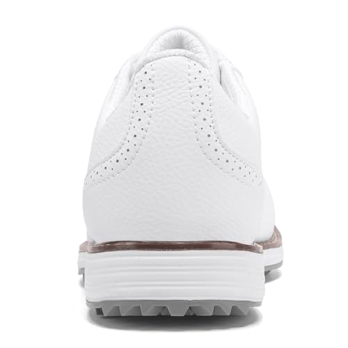 Image of Golf Shoes Men Spikes Classic Golf Footwears Male Walking Sneakers for Golfers Size 7-14
