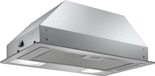 Bosch DLN53AA70 Hotte Groupe filtrant Série 2 encastrable, 1 moteur et 3 vitesses d'aspiration, Eclairage LED, 53 cm, Anthracite