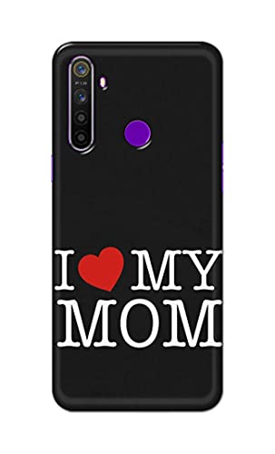 Image of PRINTFIDAA I Love My Mom Hard Back Cover for Realme 5 / Realme 5s / Realme 5i / Realme Narzo 10 Back Cover -(P6) KAT1006