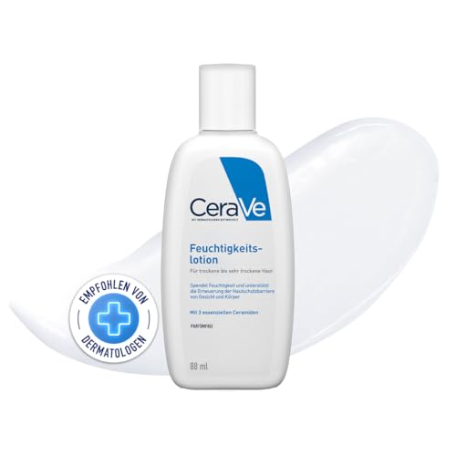 CeraVe Feuchtigkeitscreme, Pflegende Creme bei trockener bis sehr trockener...
