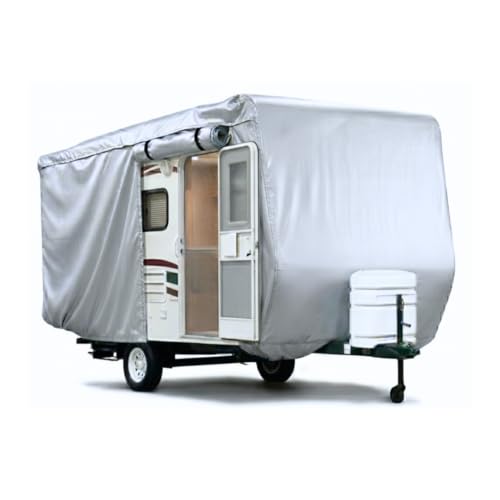 SavvyCraft ShieldAll Ultimate Travel Trailer Camper Cover, Heavy Duty RV Trailer Cover w/Access...