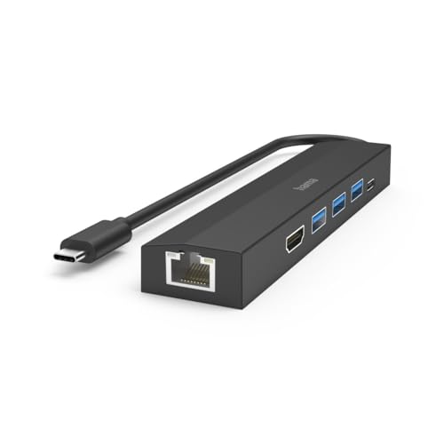 Hub USB Type C, 3 porte USB A 3.2 gen 1, 1 x USB Type C Power Delivery 100 W, HDMI Ultra HD 4K, LAN Gigabit Ethernet - Hub USB - Immagine 13