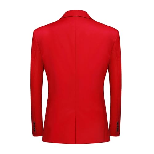 YFFUSHI Men's 3 Piece Suit Slim Fit Notched Lapel One Button Solid Jacket Vest Pants3