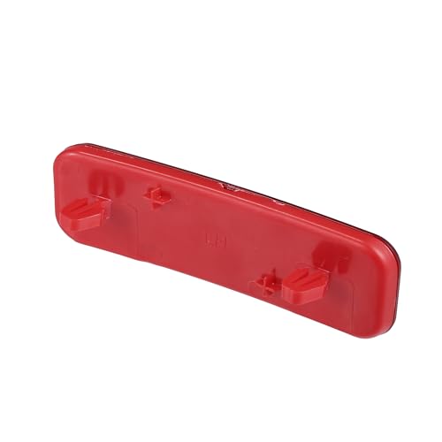 Image of X AUTOHAUX 1 Pcs Driver Side Rear Left Side Bumper Reflector for Ford Transit Connect 2014-2022 BK2Z-13A565-A ABS Red
