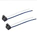 Riloer 2 x H7 2 broches phare remplacement réparation porte-ampoule connecteur prise fil prise