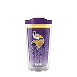 Tervis NFL Minnesota Vikings - Forever Fan Made in USA Double Walled Insulated Tumbler Travel Cup Keeps Drinks Cold & Hot, 16oz, Classic