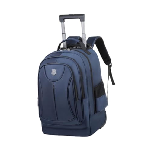 Ronyme Mochila de Viaje con Carro con Ruedas, Bolsa de Cabina de Negocios, Bolsa con Ruedas de Tela Oxford para Viajes, Mujeres, Hombres, Adultos de