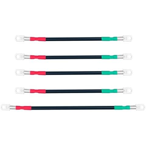4 Gauge Golf Cart Battery Cables for EZGO TXT 1994-UP 36V & 48V Golf Carts,Pure Copper Wiring Kit with Terminals Cover