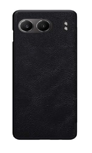 Image of WHITBULL Soft Leather Wallet flip case kick Stand with Magnetic Closure Lightweight Slim flip Cover Compatible with OnePlus Nord4 5G / OnePlus Nord 4 5G - Black