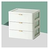 cassettiera bagno leroy merlin  Contenitori di stoccaggio Desktop Cassetterie Organizer Container Grande capacità Desktop Stoccaggio Desktop Unità con 4 cassetti in plastica integrata Desk Organizer Scatola di immagazzinaggio cosmet