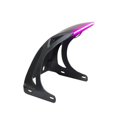 Garde-boue moto avant arrière noir mat avec LED pour NIU UQI