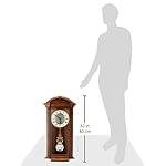 Bulova C4331 Hartwick Chiming Clock, Walnut 29.75 x 14 x 5.5 - Image 4