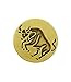 vmcoatdu Round 1 Inch 12 Constellations Taurus Pin Brooch Metal Revivalism Style Souvenir Badge for Hat Clothes Backpack (Taurus（Apr 20-May 20）)