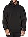 Amazon Essentials Men's Oversized-Fit Sweatshirt Hoodie (Available in Big & Tall), Black, X-Large
