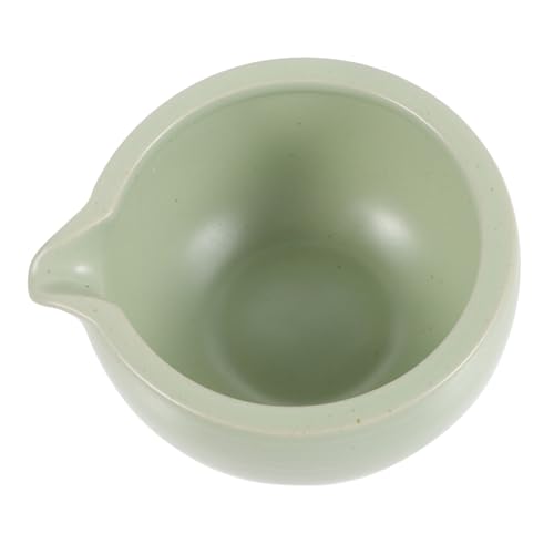 Toyvian Tazón De Matcha Japonés De Cerámica Blanca Vertedor, Tazón Pequeño Para Ceremonia Del Té Tradicional, Para Uso Casa y Oficina