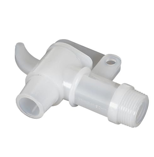 Vestil VDFT Polyethylene Drum Faucet with Handle, 3/4" Accommodates Bung