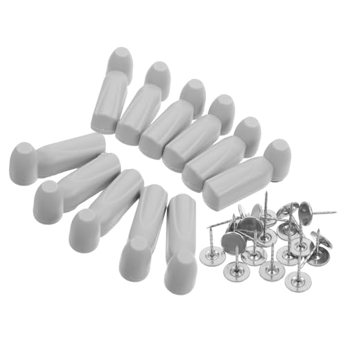 OSOLADY Etiquetas Antirrobo Magnéticas para Prendas y Zapatos 40 Piezas Color Gris Claro Reutilizables Alarma Acústica para Centros Comerciales y Venta Menor