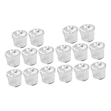 VALICLUD 2 Sätze Simuliertes Glasmodell Puppenhaus Bonbondosenverzierungen Puppenhausangebot Simulationsdekore Miniatur-puppenhauszubehör Szenenmaterial Glasverzierung Pvc 8 Stücke * 2