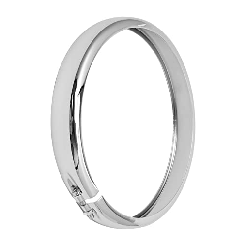 Cerclage de phare moto 5.75 noir en aluminium pour finition haut de gamme Dyna