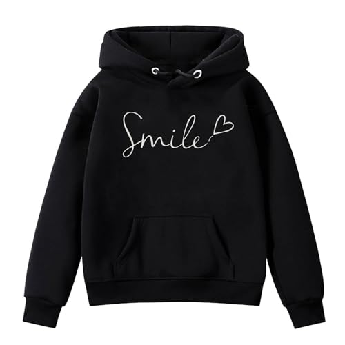 Hoodies for Toddler Girls Casual Letter Print Basic Comfy Pullover Hooded Loose Fit Fall Summer Clothes3